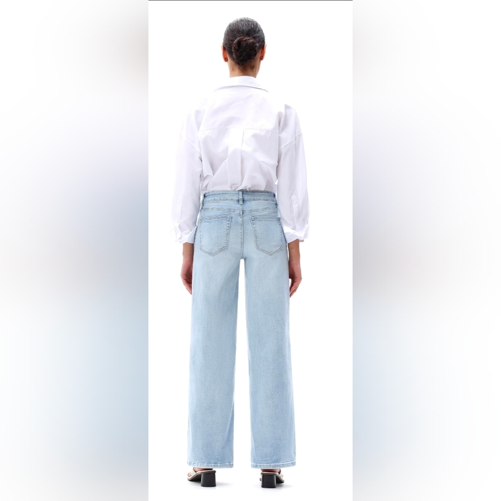 Oneso Mid Rise Wide Leg Jeans Various Sizes - Picture 3 of 16